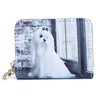 Maltese Dog Credit card purse - Full length coat