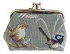 Tapestry Blue Ren Coin Purse Double Section Signare