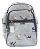 Tapestry Blue Wren Bird Large Backpack