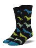 Dachshund Dog Bamboo Socks Socksmith Mens - Black