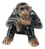 Hand Painted Miniature Chimpanzee figurine (female)