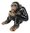 Hand Painted Miniature Chimpanzee figurine (female)