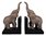 Elephant Bookends - Cast Iron Aged Appearance