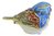 Variagated Wren Jewelled Bird Trinket Box - Enamelled