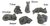 Quintessence Miniature Collectable Cats -Set 6 Grey