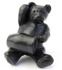 Quintessence (UK) Edward Bear Stone Resin Figurine Black