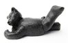 Quintessence (UK) George Bear Stone Resin Figurine Black