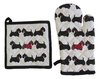 Scottish Terrier Dog Cotton Pot Mitt & Oven Glove