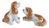 Cavalier King Charles Spaniel Figurine  Set/2 Ceramic