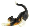 Border Fine Arts "Cat Stretching - Calico" Cat Figurine