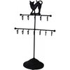 Cat Rustic Jewellery Stand - Black Approx 39.5cm High