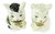 Cat Salt & Pepper Shakers Ceramic Black & White