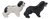 Newfoundland Landseer Dog Salt & Pepper Shakers  - Ceramic