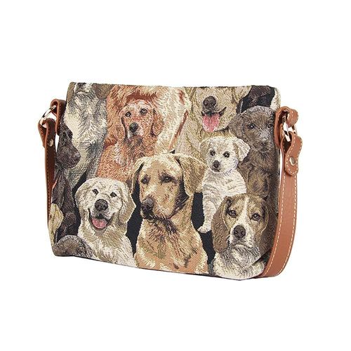 Tapestry Labrador Retriever Dog Crossbody Bag - Pouch Signare