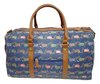 Dachshund Dog Overnight Bag - NAVY