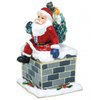Christmas Santa Down Chimney Trinket Box or figurine