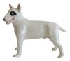 Miniature Ceramic Bull Terrier Dog Figurine - Standing