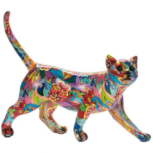 Groovy Art Walking Cat Figurine - approx 24cm High
