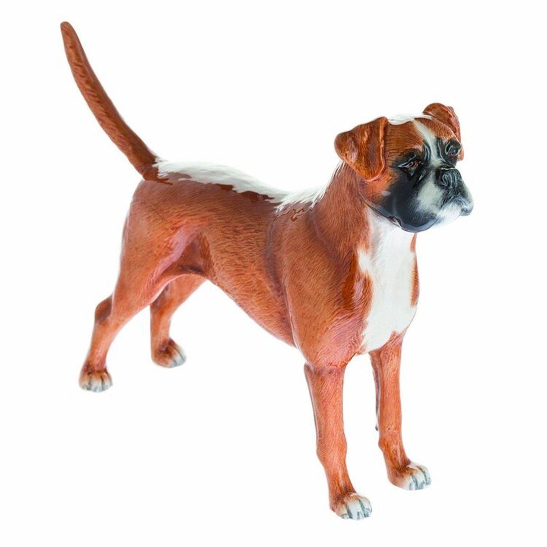 Buy John Beswick Boxer Dog Figurine Tan White