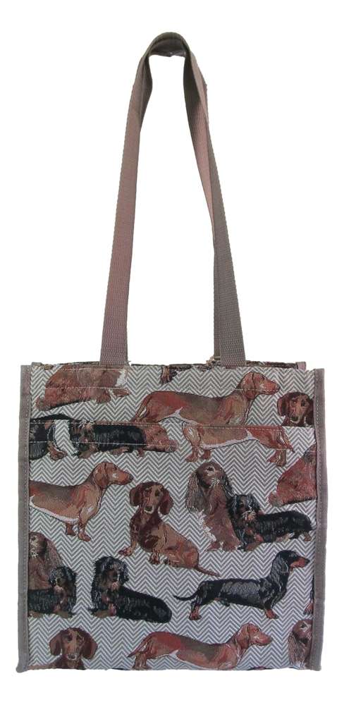 Tapestry Various Dachshunds Shopper Bag Tote Bag