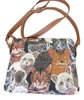 Tapestry Multi Cat design Crossbody Bag - Pouch by Signare