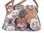 Tapestry Multi Cat design Crossbody Bag - Pouch by Signare