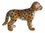 Miniature Porcelain Cheetah Figurines Set/2 Big Cat