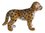 Miniature Porcelain Cheetah Figurines Set/2 Big Cat
