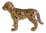 Miniature Porcelain Cheetah Figurines Set/2 Big Cat