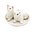 Cat Salt & Pepper Shakers Ceramic White Tipped Cats on base