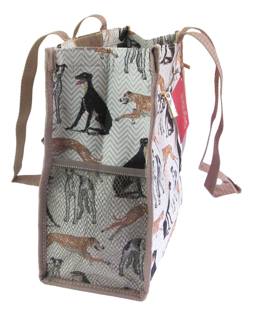 Greyhound Dog Shopper Bag Tote Bag Signare