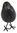 Magpie Bird Glass figurine Approx 9x24cm
