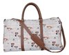 Tapestry Jack Russell Terrier Overnight Bag w Shoulder Strap