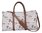 Tapestry Jack Russell Terrier Overnight Bag w Shoulder Strap