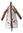 Tapestry Jack Russell Terrier Dog Convertable Handbag