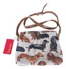 Tapestry Dachshund dog Crossbody Bag - Pouch