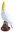 Ceramic Cockatoo - Sulphur Crested Bird Large Statue