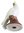 Ceramic Cockatoo - Sulphur Crested Bird Large Statue