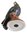 Ceramic Cockatoo - Black Red Tail Bird Large Statue