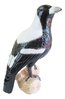 Ceramic Magpie Bird Statue figurine Approx 24cm H