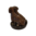 Dachshund Dog Ceramic Salt & Pepper Shakers - Brown